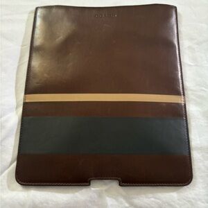 Coach Brown and Tan IPad sleeve
